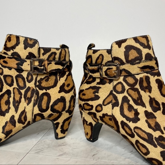 New! Sam Edelman Mandi Leopard Print Bootie 7.5M - Picture 7 of 13